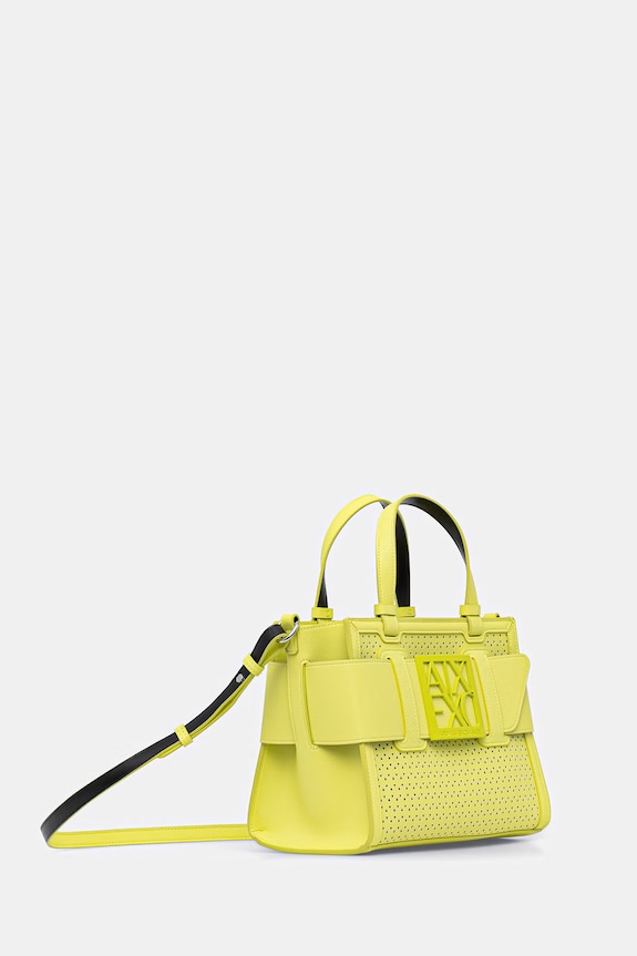 Armani Exchange geantă crossbody pentru femei, cu imitație de piele XW000392.AF22626 verde SS26