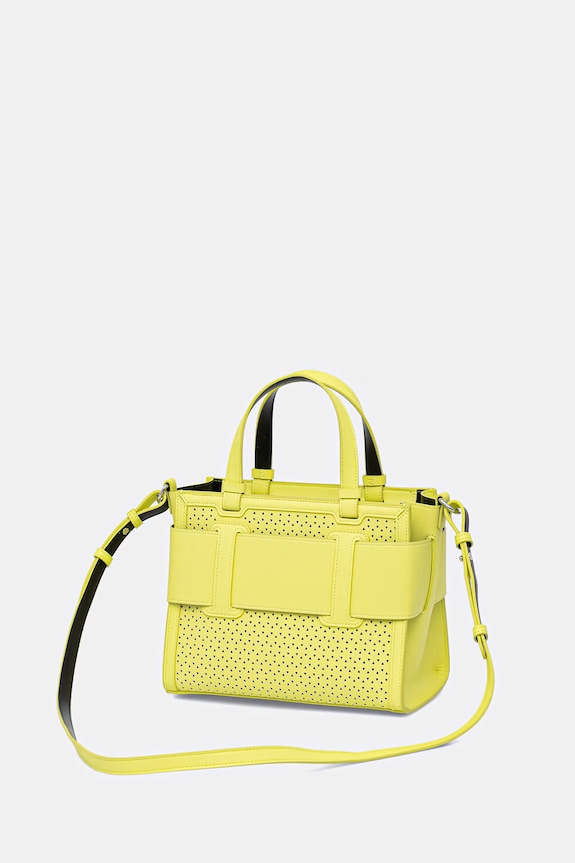 Accesorii Armani Exchange geantă crossbody pentru femei, cu imitație de piele XW000392.AF22626 verde