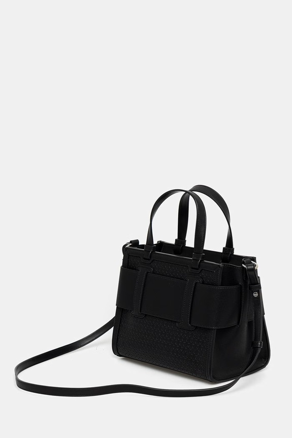 Armani Exchange torebka crossbody damska z imitacji skóry czarny XW000392.AF22626