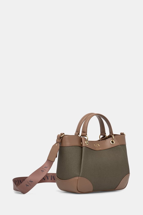 Armani Exchange crossbody torba ženska XW000393.AF22518 zelena SS26