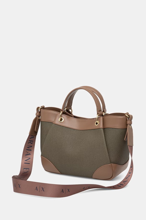 Dodaci Armani Exchange crossbody torba ženska XW000393.AF22518 zelena