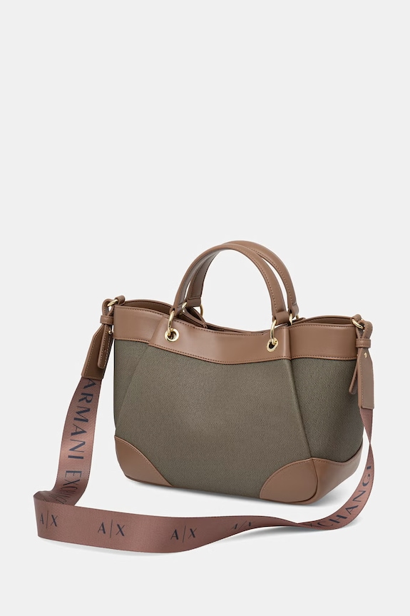 Dodaci Armani Exchange crossbody torba ženska XW000393.AF22518 zelena