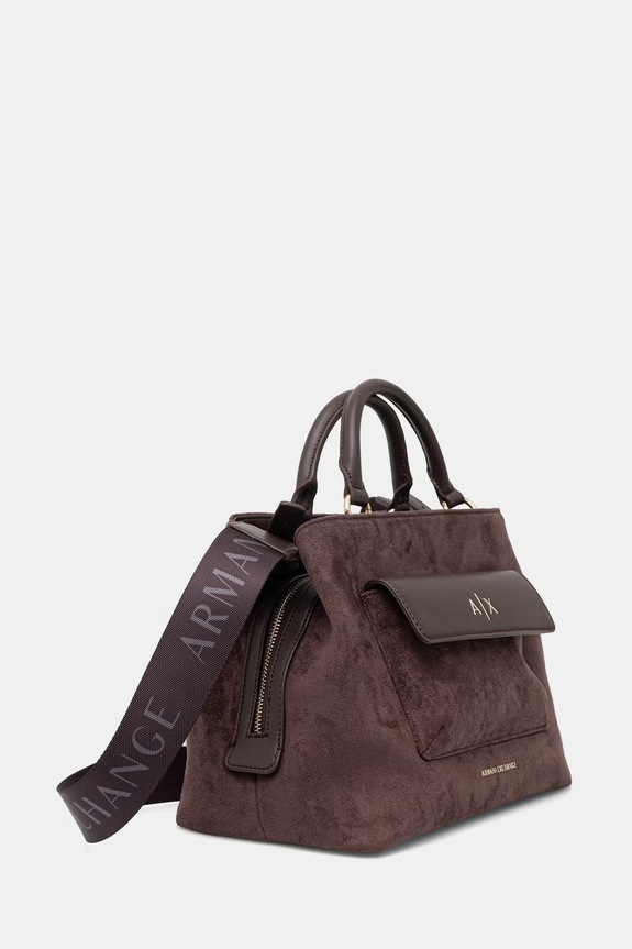 Armani Exchange torebka crossbody damska XW001545.AF22630 brązowy SS26
