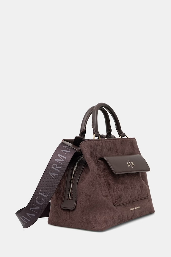 Armani Exchange torebka crossbody damska XW001545.AF22630 brązowy SS26