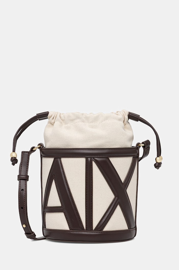 Armani Exchange torebka koszyk damska brązowy XW002183.AF22635