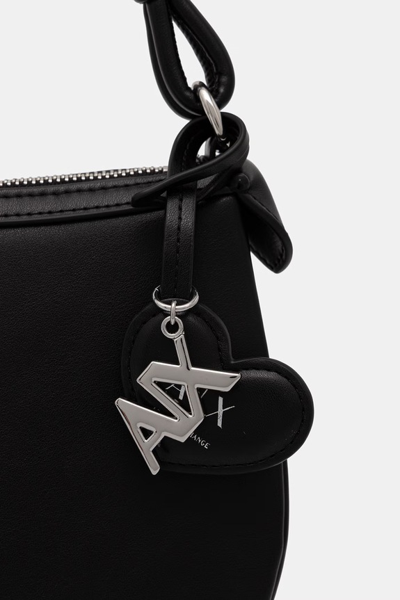 Armani Exchange crossbody kabelka dámska z imitácie kože čierna XW002228.AF21428