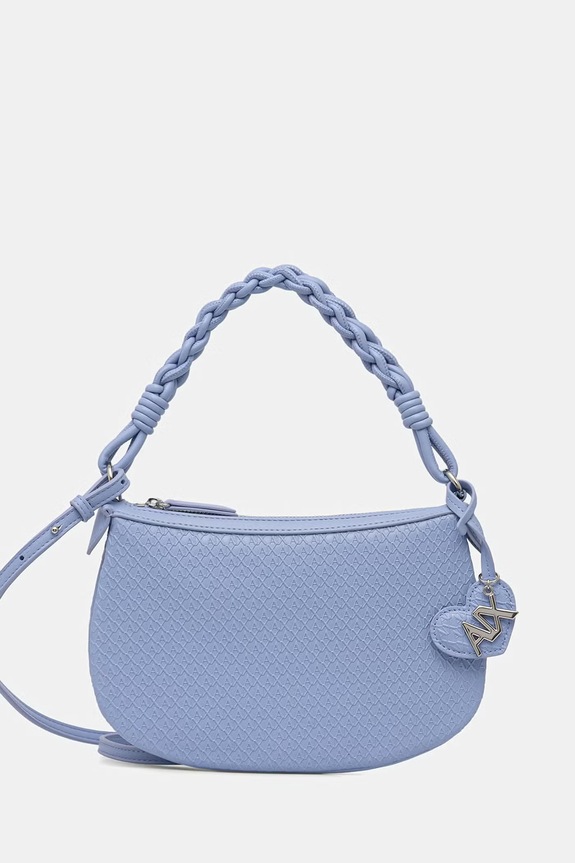 Armani Exchange kabelka dámska z imitácie kože modrá XW002228.AF22632