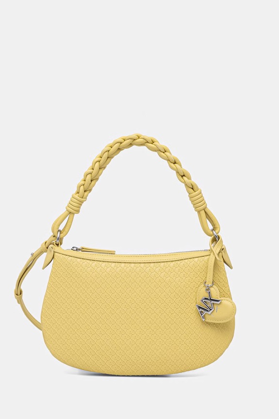 Armani Exchange geantă de damă cu imitație de piele galben XW002228.AF22632