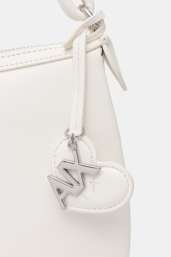 Armani Exchange kabelka dámska z imitácie kože biela XW002593.AF21428