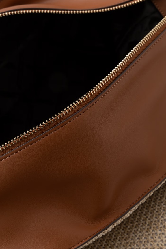 Armani Exchange kabelka typu shopper dámska pletená XW002603.AF22683 béžová