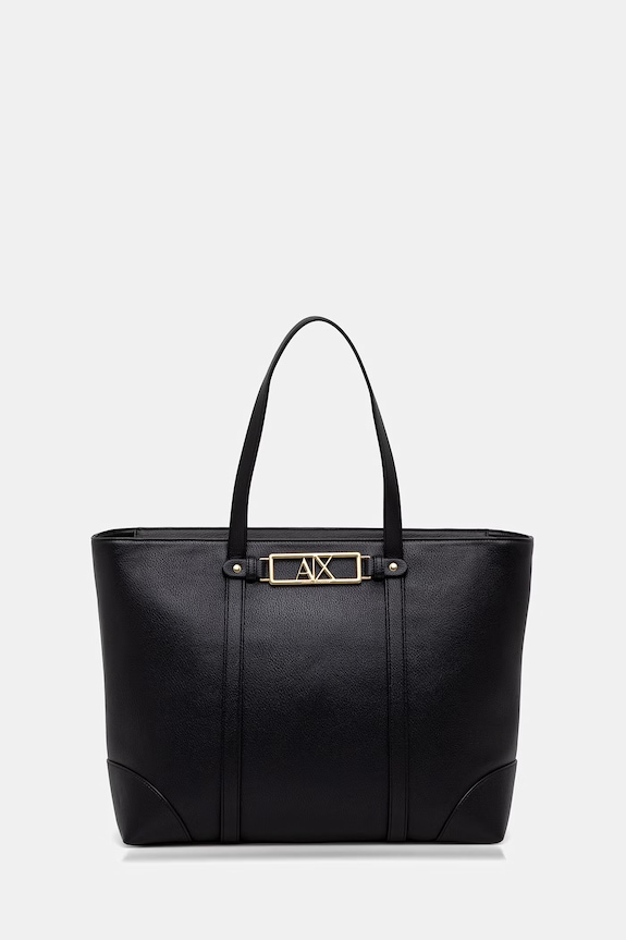 Kabelka Armani Exchange imitácia kože čierna XW002608.AF15632
