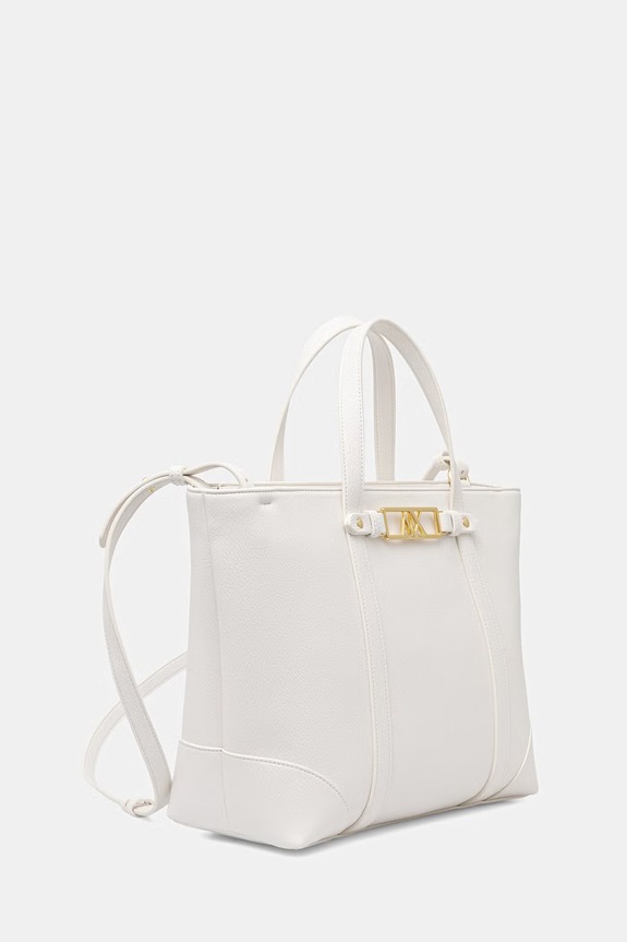 Armani Exchange torebka shopper damska z imitacji skóry XW002609.AF15632 biały SS26