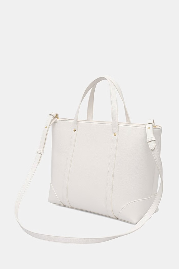 Akcesoria Armani Exchange torebka shopper damska z imitacji skóry XW002609.AF15632 biały