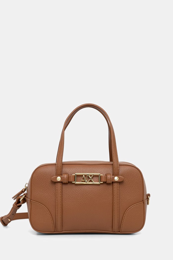 Armani Exchange torebka nie mieści A4 brązowy XW002611.AF15632