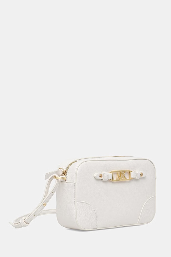 Armani Exchange torebka crossbody damska z imitacji skóry XW002612.AF15632 biały SS26