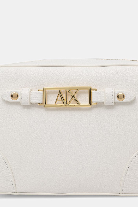Armani Exchange torebka crossbody damska z imitacji skóry biały XW002612.AF15632