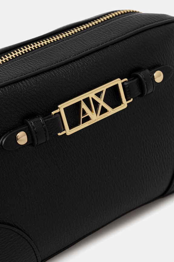 Armani Exchange torebka crossbody damska z imitacji skóry czarny XW002612.AF15632