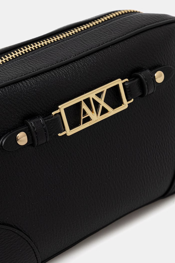 Armani Exchange torebka crossbody damska z imitacji skóry czarny XW002612.AF15632