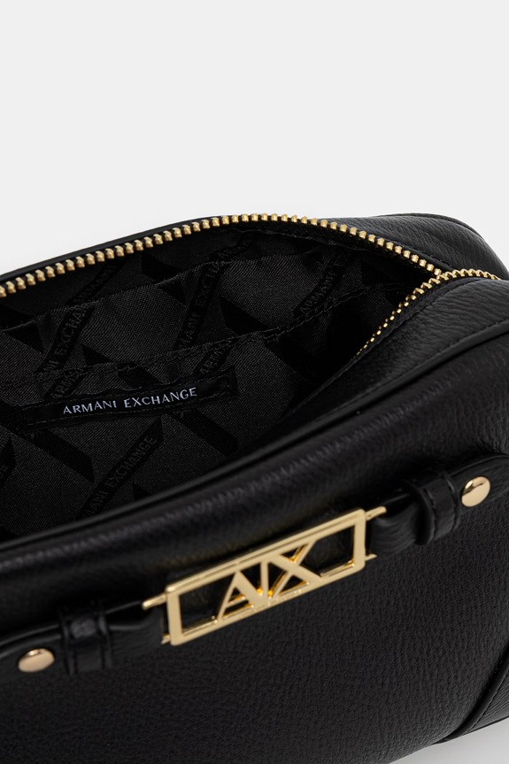 Armani Exchange torebka crossbody damska z imitacji skóry XW002612.AF15632 czarny