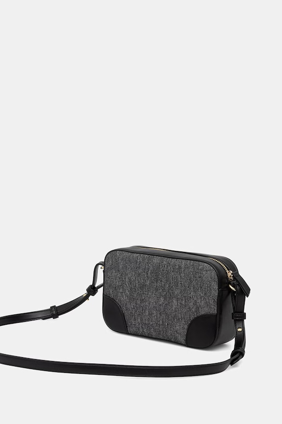 Akcesoria Armani Exchange torebka crossbody damska z imitacji skóry XW002612.AF22685 czarny