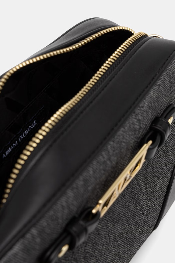 Armani Exchange torebka crossbody damska z imitacji skóry XW002612.AF22685 czarny