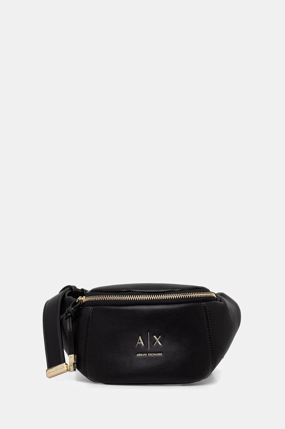 Ľadvinka Armani Exchange imitácia kože čierna XW002655.AF19902