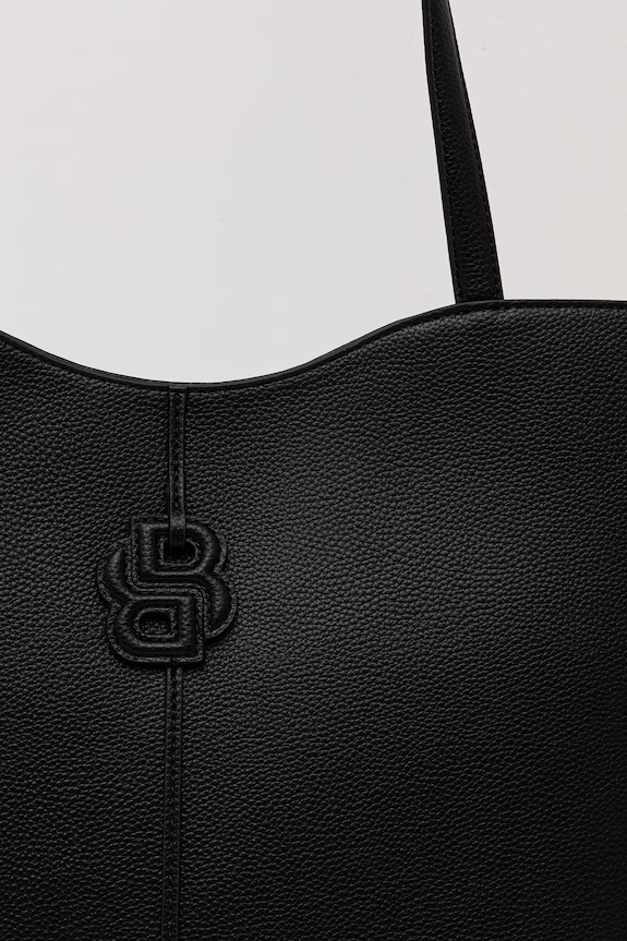 Dodaci BOSS shopper torba za žene od imitacije kože Anett New BIG Tote 50563158 crna