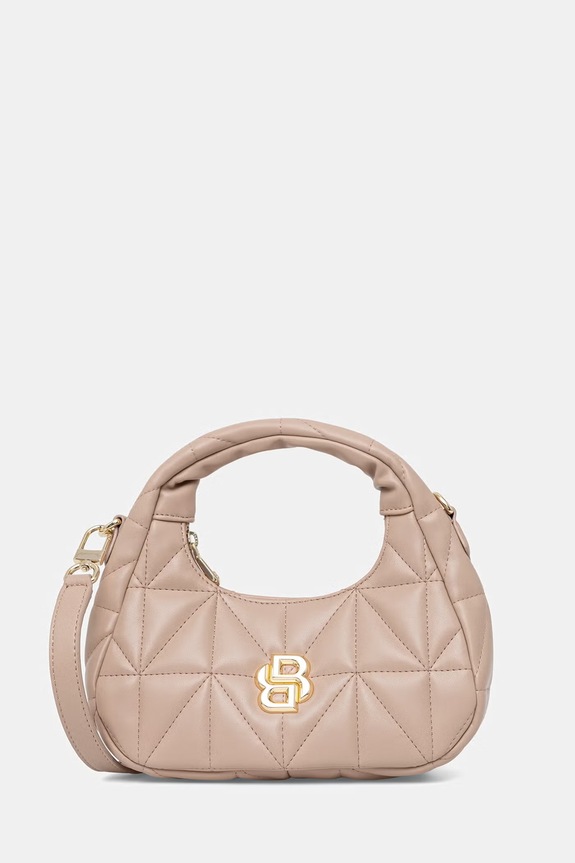 BOSS klasična torbica ženska iz umetnega usnja B ICON NEW SM Hobo bež 50563226