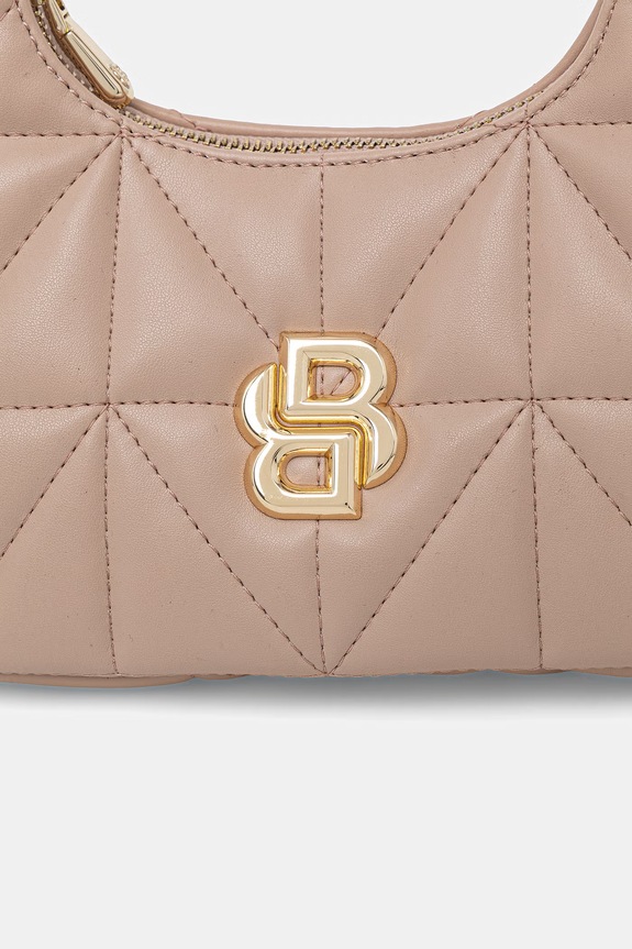 BOSS klasična torbica ženska iz umetnega usnja B ICON NEW SM Hobo bež 50563226