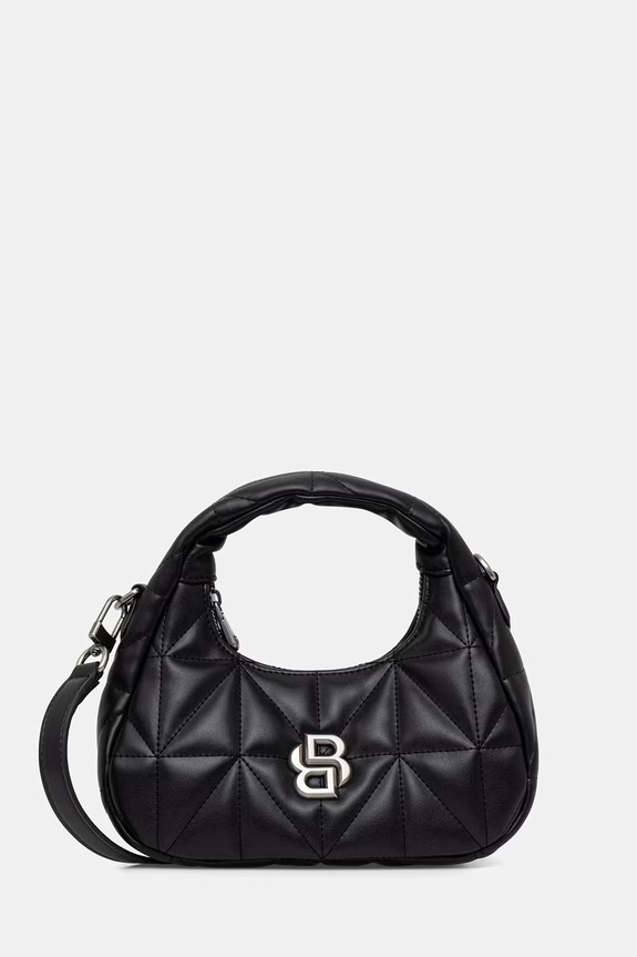 BOSS torba ženska od imitacije kože B ICON NEW SM Hobo crna 50563226