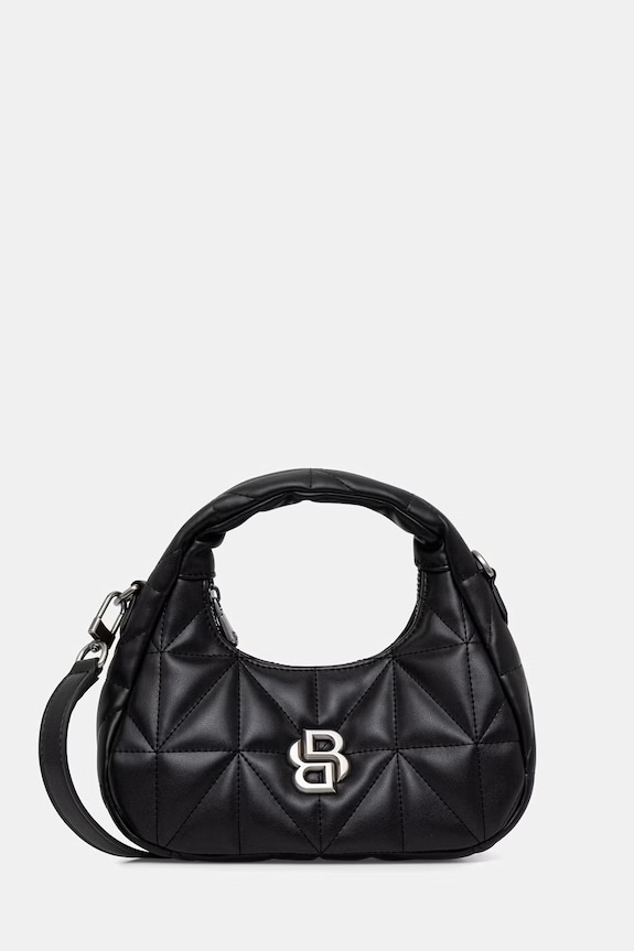 BOSS torba ženska od imitacije kože B ICON NEW SM Hobo crna 50563226