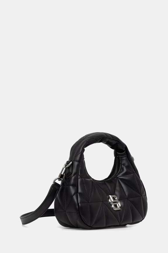 BOSS torba ženska od imitacije kože B ICON NEW SM Hobo 50563226 crna SS26
