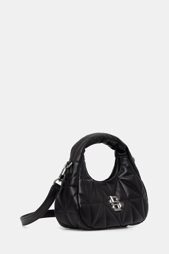 BOSS torba ženska od imitacije kože B ICON NEW SM Hobo 50563226 crna SS26