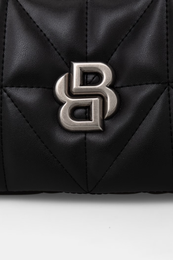 BOSS torba ženska od imitacije kože B ICON NEW SM Hobo crna 50563226