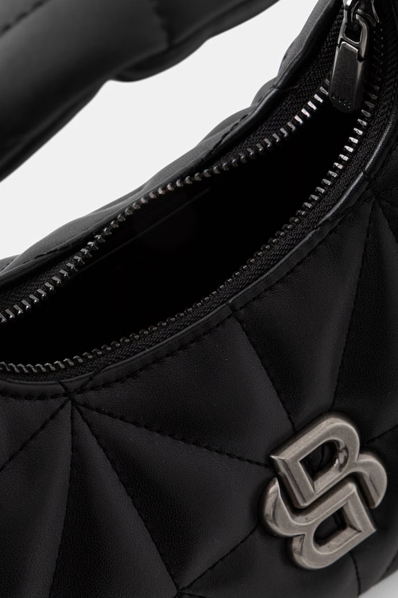 BOSS torba ženska od imitacije kože B ICON NEW SM Hobo 50563226 crna