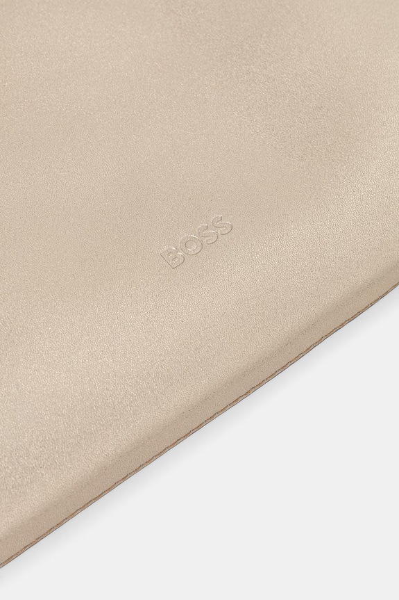 BOSS pismo torbica za žene kožna REVERS CLUTCH L zlatna 50563234