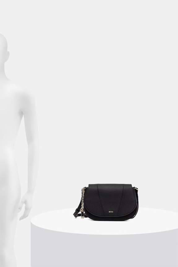 BOSS geantă crossbody pentru femei, cu imitație de piele SALLEY SADDLE 50563316