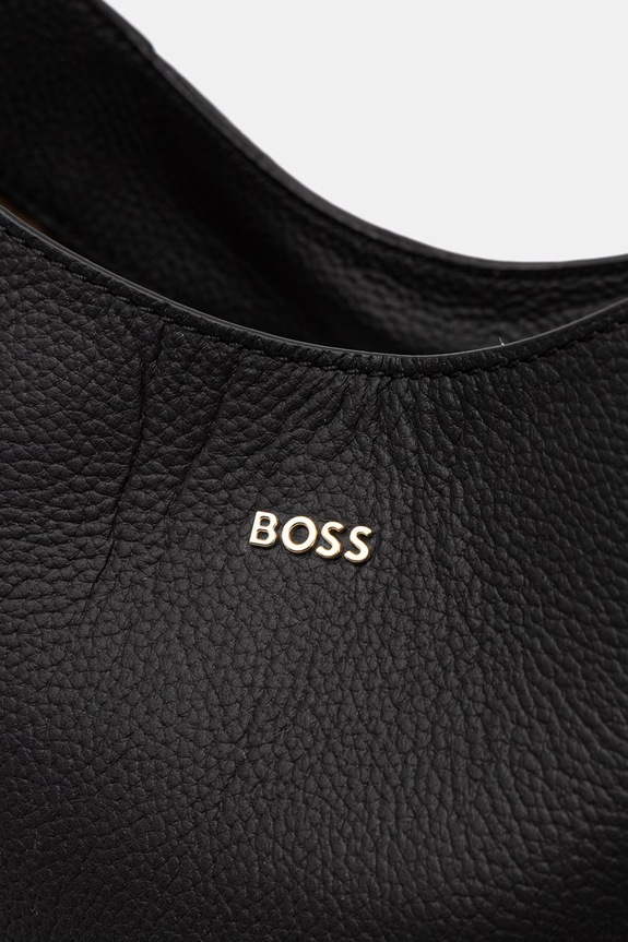 BOSS sac pentru femei, din piele Lenah New Bucket negru 50563386