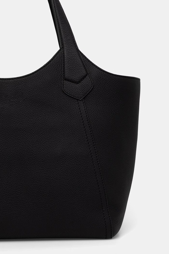 Accesorii BOSS geantă pentru femei, din piele Lenah New Tote 50563395 negru