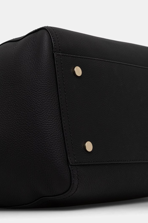 BOSS geantă pentru femei, din piele Lenah New Tote 50563395 negru