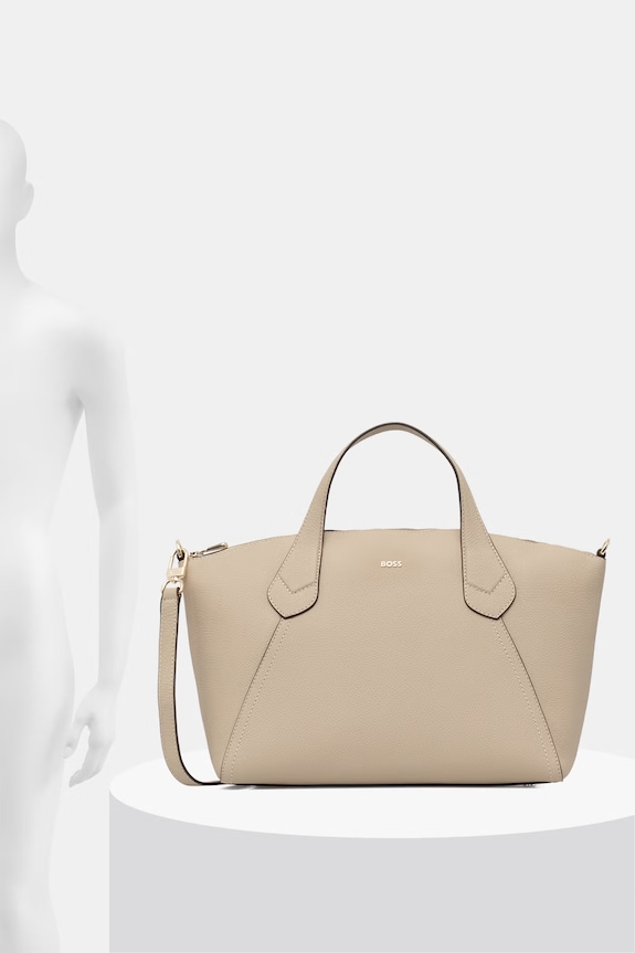 BOSS tote bag pentru femei, cu imitație de piele Lenah Zip Tote M 50563396