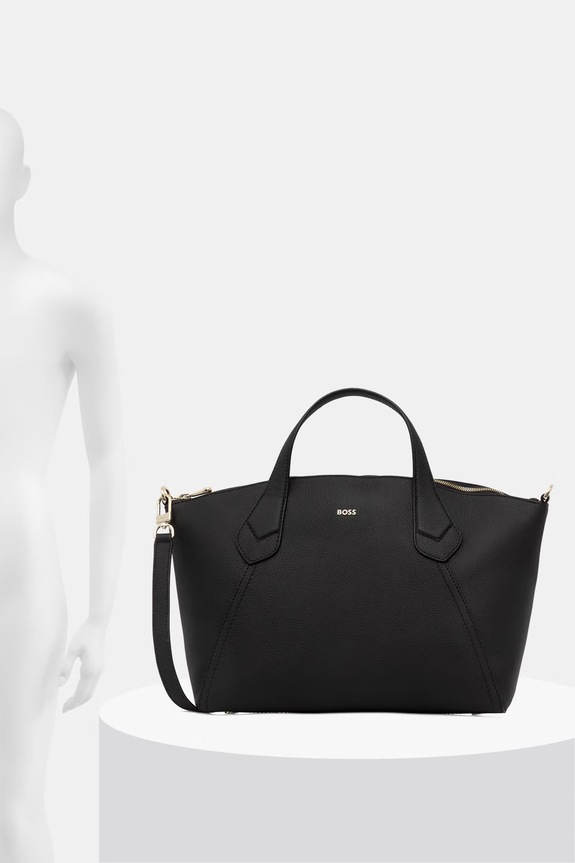 BOSS tote bag pentru femei, cu imitație de piele Lenah Zip Tote M 50563396