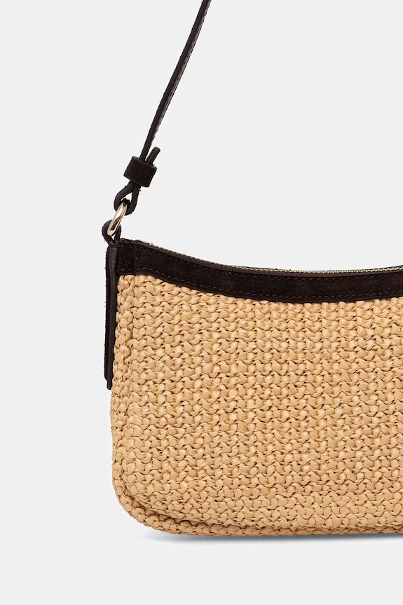 Doplnky BOSS kabelka dámska pletená NUMAH SM Hobo RF 50563861 béžová