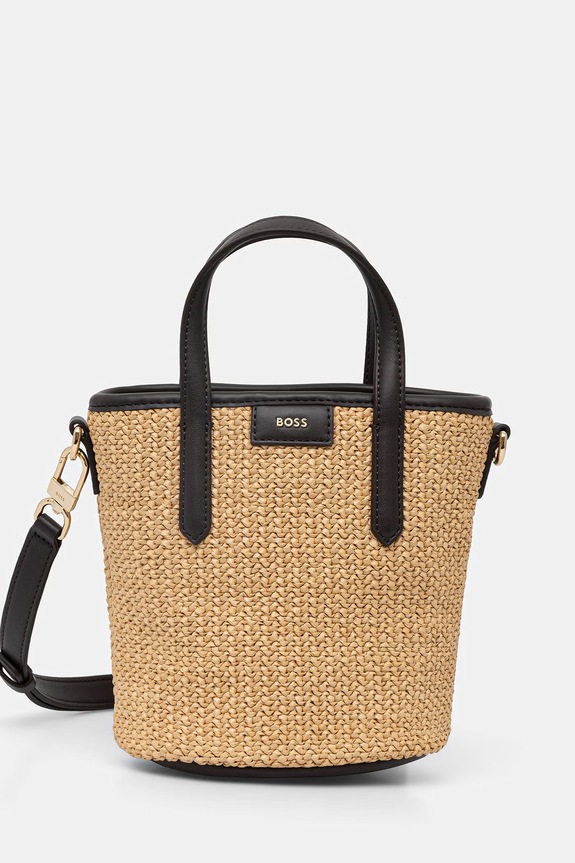BOSS μικρή τσάντα Γυναικεία JALA CROSSBODY μπεζ 50568268