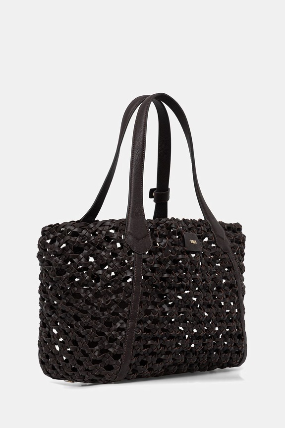 BOSS női bőr shopper Lenah Tote W 50563411 barna SS26
