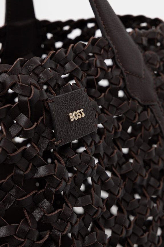 BOSS női bőr shopper Lenah Tote W barna 50563411