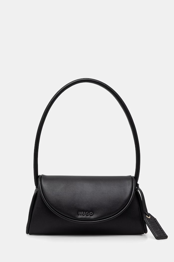 HUGO torebka bagietka damska z imitacji skóry Jodi Shoulder Bag czarny 50562952