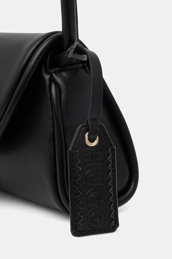 HUGO torebka bagietka damska z imitacji skóry Jodi Shoulder Bag czarny 50562952