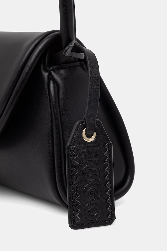 HUGO torebka bagietka damska z imitacji skóry Jodi Shoulder Bag czarny 50562952