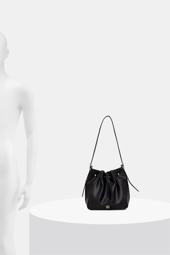 HUGO sac de damă cu imitație de piele Neeko PN_Drawstring 50562993